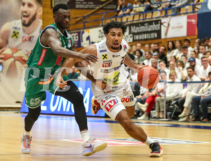 Basketball Superliga 2022/23, Playoff,  Viertelfinale Spiel 1 Gmunden Swans vs. Kapfenberg Bulls