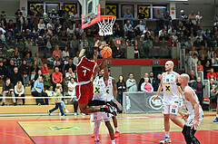 Basketball, Superliga 2024/25, Grunddurchgang 5.Runde, Flyers Wels vs. BC Vienna,
