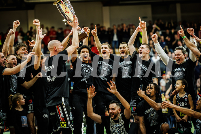 Basketball, Basketball Austria CUP 2023/24, Finale, Traiskirchen Lions, Flyers Wels, 