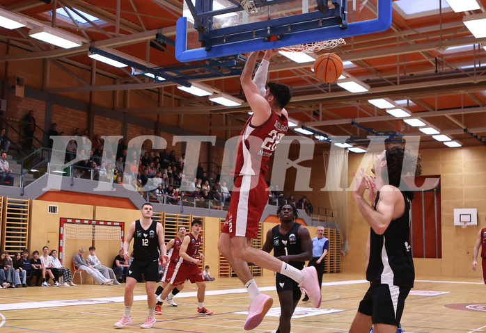 Basketball Zweite Liga 2024/25, Grunddurchgang 21.Runde Mistelbach Mustangs vs. Raiders Tirol