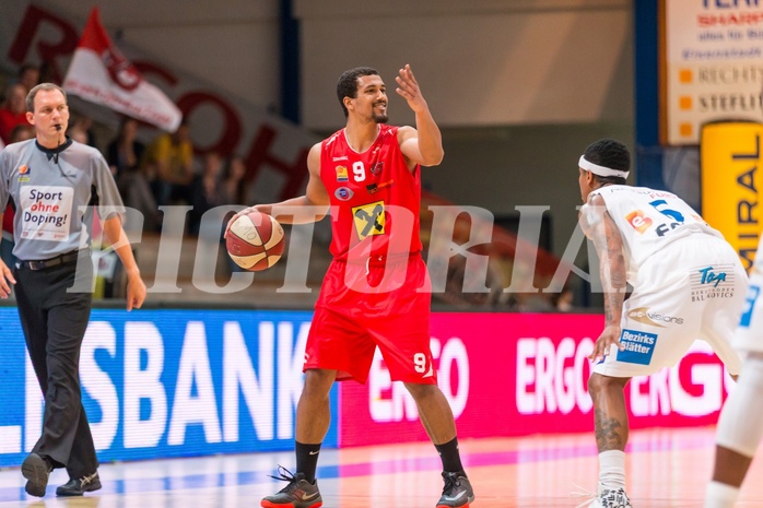 Basketball, ABL 2016/17, Playoff HF Spiel 5, Oberwart Gunners, WBC Wels, Lorenzo O'Neal (9)