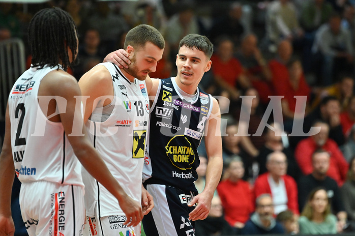 Basketball, Superliga 2023/24, Grunddurchgang 14. Runde, Flyers Wels vs. Gmunden,
