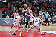 Basketball, Superliga 2024/25, Plazierungsrunde 7.Runde, Flyers Wels vs. Klosterneuburg Dukes,
