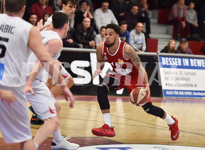 Basketball ABL 2015/16 Grunddurchgang 21.Runde WBC Wels vs BC Vienna