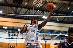Basketball, win2day Basketball Superliga 2024/25, Grunddurchgang Runde 19, Oberwart Gunners, BBC Nord Dragonz, Robert Allen (10)