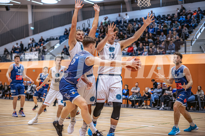 Basketball, Win2Day Superliga 2022/23, 7. Qualifikationsrunde, Vienna Timberwolves, BBC Nord Dragonz, Valentin Pasterk (6)