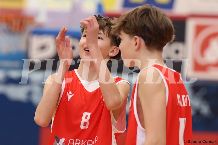 Basketball Superliga 2024/25, SLMU14 Traiskirchen Lions Academy vs. ATSE Graz


