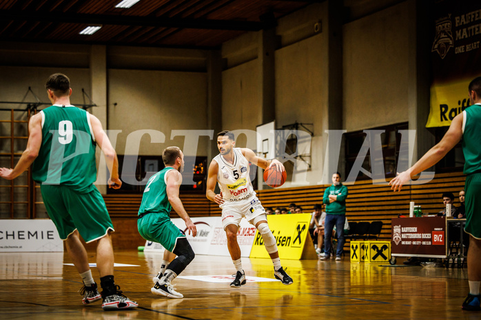 Basketball, Basketball Zweite Liga 2022/23, Grunddurchgang 12.Runde, Mattersburg Rocks, KOS Celovec, Jordis Ortega (5)