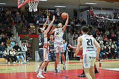 Basketball, Superliga 2024/25, Grunddurchgang 19.Runde, Flyers Wels vs. Klosterneuburg,
