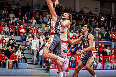 Basketball, win2day Basketball Superliga 2024/25, Grunddurchgang 12.Runde, Traiskirchen Lions, Klosterneuburg Dukes, Moritz Lanegger-Rest (8)