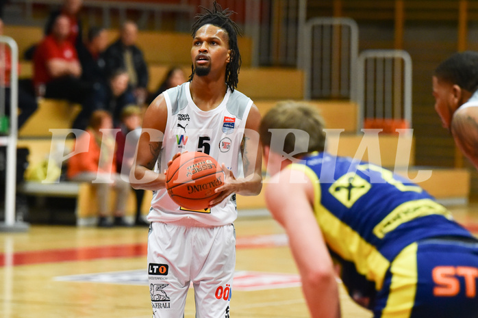 Win2Day Basketball Superliga 2022/23, Grunddurchgang 18.Runde, Flyers Wels vs. UBSC Graz,
