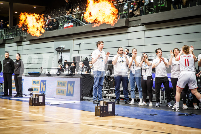 Basketball, FIBA Women´s Eurobasket Qualifiers 2023, , Österreich, Montenegro, Team Austria