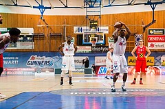 Basketball, ABL 2016/17, Grunddurchgang 21.Runde, Oberwart Gunners, WBC Wels, Derek Jackson Jr. (6)