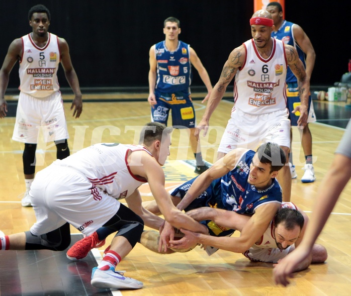 24.02.2017 Basketball ABL 2016/17 Grunddurchgang 24. Runde bc Vienna vs Kapfenberg bulls