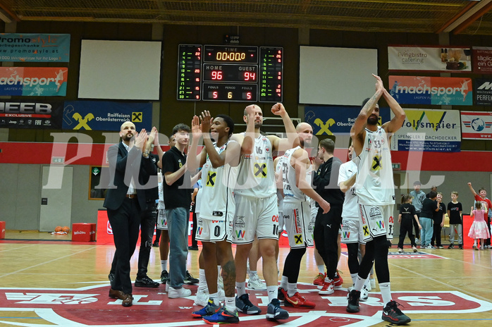 Basketball, Superliga 2024/25, Grunddurchgang 19.Runde, Flyers Wels vs. Klosterneuburg,
