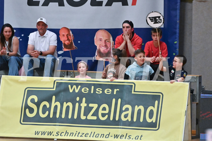 Basketball Superliga 2024/25, Playoff, Viertelfinale Spiel 3, Flyers Wels vs BBC Nord Dragonz,
