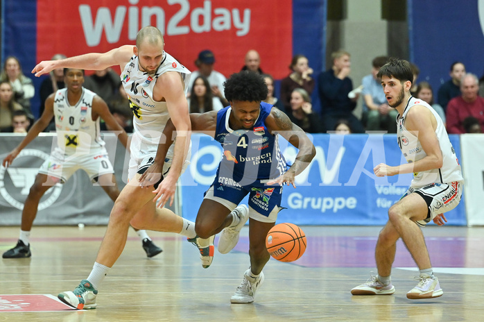 Basketball, Superliga 2024/25, Grunddurchgang 12.Runde, Flyers Wels vs. Oberwart Gunners,
