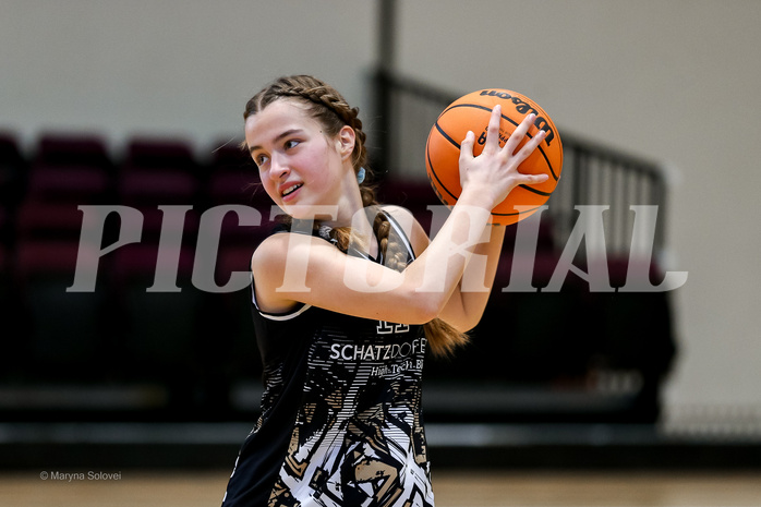 01.03.2025 Österreichischer Basketballverband 2024/25, SLWU16 WAT 3 Capricorns vs. VKL Vikings Swans