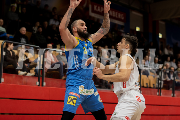Basketball, Basketball Superliga 2022/23, Grunddurchgang Runde 18, Kapfenberg Bulls, SKN St. P
