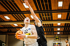 Basketball, Basketball Zweite Liga 2024/25, Grunddurchgang 13.Runde, Mattersburg Rocks, Güssing Blackbirds, Asdren Drew Koka (22)