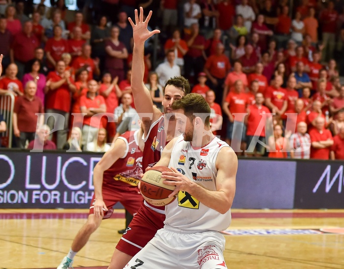 Basketball ABL 2015/16 Playoff Halbfinale Spiel 5 WBC Wels vs Traiskirchen Lions
