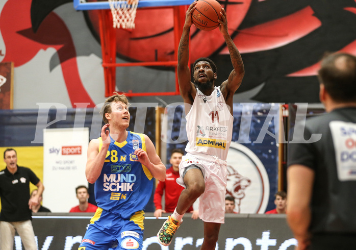 Basketball Superliaga 2021/22, Grunddurchgang 8.Runde Traiskirchen Lions vs. SKN St.Pölten