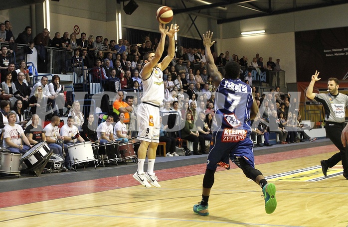 Basketball ABL 2015/16 Grunddurchgang 26.Runde  Güssing Knights vs Kapfenberg Bulls
