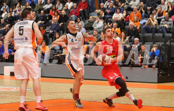 Basketball ABL 2015/16 Grunddurchgang 19.Runde BK Dukes Klosterneuburg vs. WBC Wels