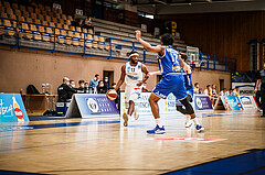 Basketball, bet-at-home Basketball Superliga 2020/21, Halbfinale Spiel 2, Oberwart Gunners, Gmunden Swans, Quincy Diggs (13)