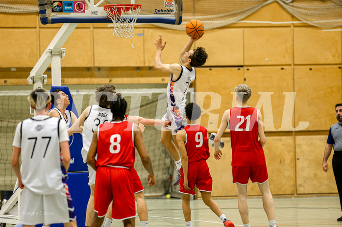 13.04.2025 Österreichischer Basketballverband 2024/25, SLMU19, Vienna United vs. SG Salzkammergut