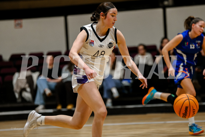 01.03.2025 Österreichischer Basketballverband 2024/25, SLWU19 Vienna United vs. DBB Basketgirls Wels