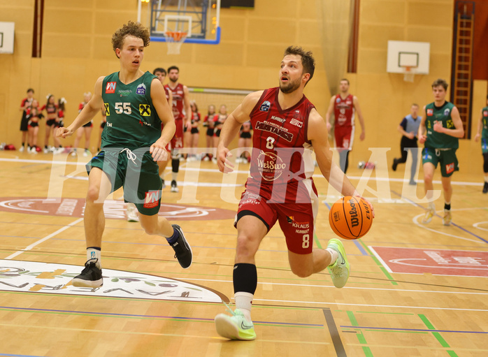 Basketball Zweite Liga 2023/24, Playoff Viertelfinale Spiel 1 Mistelbach Mustangs vs. Dornbirn Lions