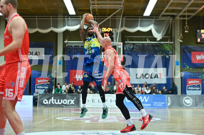 Basketball, Superliga 2024/25, Grunddurchgang 14.Runde, Flyers Wels vs. UBSC Graz,