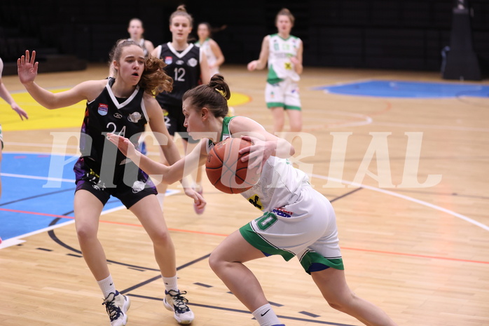 19.02.2023, Graz, Raiffeisen Sportpark, Basketball Damen Superliga 2022/23, Grunddurchgang 13.Runde, UBI Holding Graz vs. Vienna United Women ,  