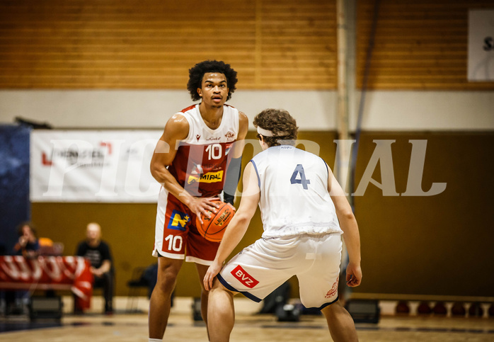 Basketball, win2day Basketball Superliga 2022/23, Grunddurchgang 3. Runde, BBC Nord Dragonz, Traiskirchen Lions, Evan Taylor (10)