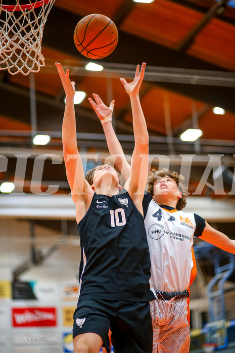 14.12.2024 Österreichischer Basketballverband 2024/25, SLMU16, Basket Dukes vs. Raiders Tirol BLACK
