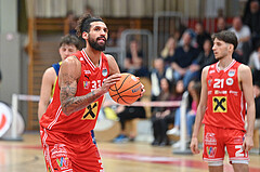 Basketball, Superliga 2024/25, Grunddurchgang 14.Runde, Flyers Wels vs. UBSC Graz,
