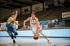 Basketball, bet-at-home Basketball Superliga 2020/21, Platzierungsrunde, 8. Runde, Oberwart Gunners, SKN St. Pölten, Edi Patekar (9)