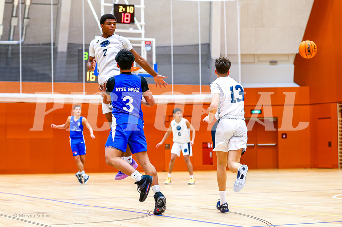 24.11.2024 Österreichischer Basketballverband 2024/25, SLMU16, Vienna Timberwolves vs. ATSE Graz