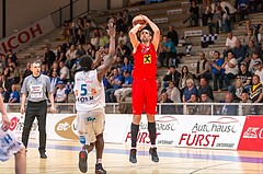 Basketball, ABL 2016/17, Playoff HF Spiel 1, Oberwart Gunners, WBC Wels, Ales Chan (15)