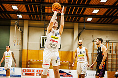 Basketball, Basketball Zweite Liga 2024/25, Grunddurchgang 4.Runde, Mattersburg Rocks, Vienna United, Asdren Drew Koka (12)