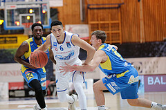 Basketball, bet-at-home Basketball Superliga 2021/22, Grunddurchgang Runde 6, Oberwart Gunners, SKN St. Pölten, Magdy Abou-Ahmed (6)