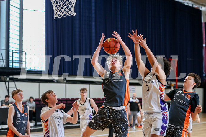 23.03.2025 Österreichischer Basketballverband 2024/25, SLMU16, Post SV Wien vs. Basket Dukes