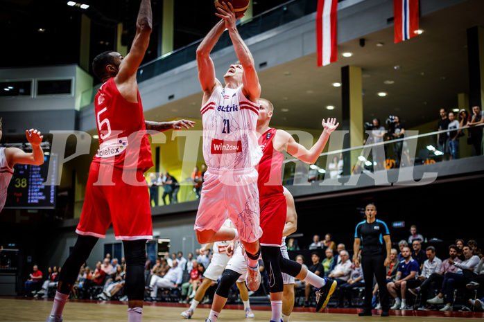 Basketball, AUT vs. NOR, Austria, Norway, Benedikt Güttl (21) Basketball, AUT vs. NOR, Austria, Norway, Benedikt Güttl (21)