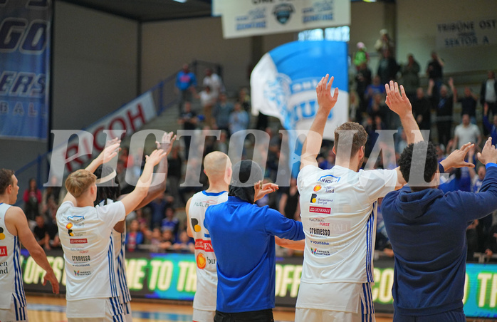 Basketball Superliga 2024/25, 10.Plazierungsrunde Oberwart Gunners vs. Flyers Wels