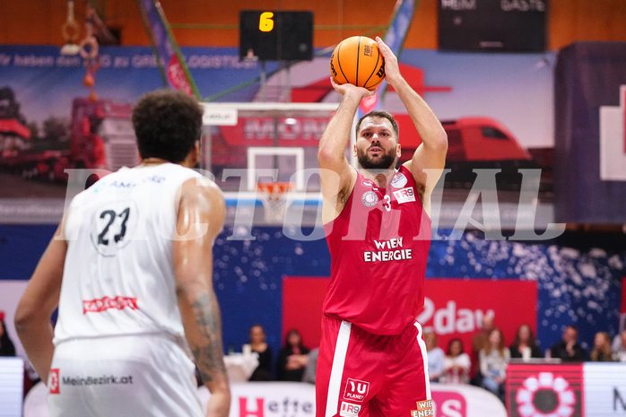 Win2day Basketball Superliga 2023/24, Grunddurchgang, 5. Runde, Kapfenberg vs. BC Vienna


