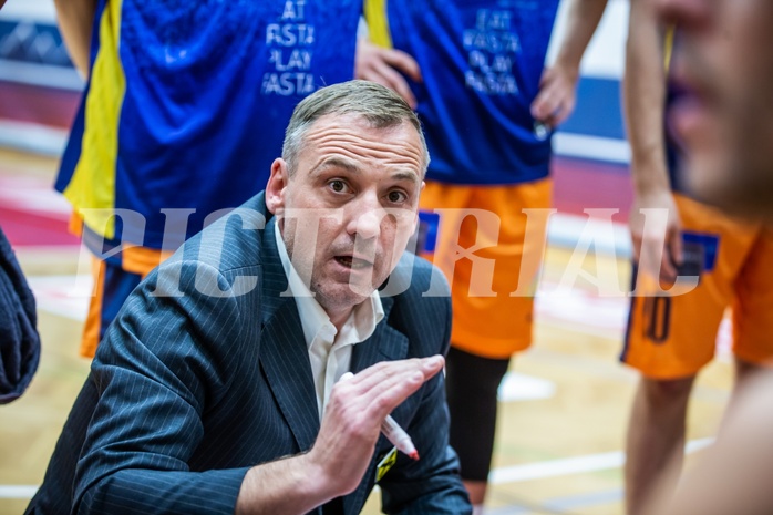 Basketball, Admiral Basketball Superliga 2019/20, Grunddurchgang 3.Runde, Traiskirchen Lions, UBSC Graz, Ervin Dragsic (Head Coach)
