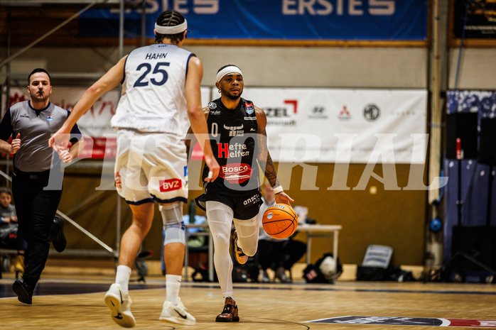 Basketball, win2day Basketball Superliga 2024/25, Grunddurchgang Runde 15, BBC Nord Dragonz, Kapfenberg Bulls, Armani Chaney (1)