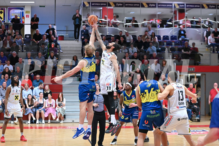 Basketball, Superliga 2024/25, 9. Plazierungsrunde, Flyers Wels vs. UBSC Graz,