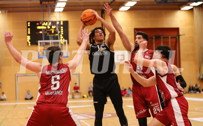 Basketball Zweite Liga 2023/24, Grunddurchgang 19.Runde Mistelbach Mustangs vs. Basket Flames